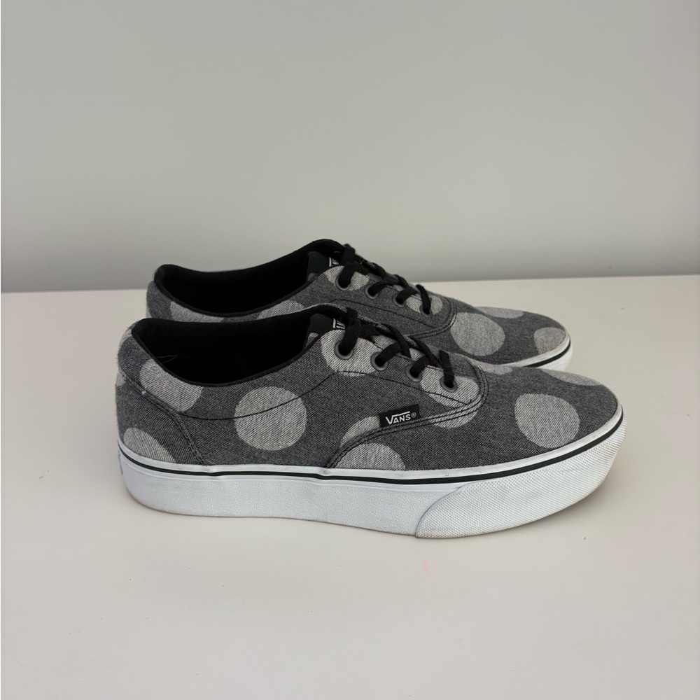 Platform polka dot vans sneakers